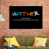 Hustler Definition Framed Art Prints Wall Decor - Painting Prints, Framed Picture