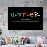 Hustler Definition Framed Art Prints Wall Decor - Painting Prints, Framed Picture
