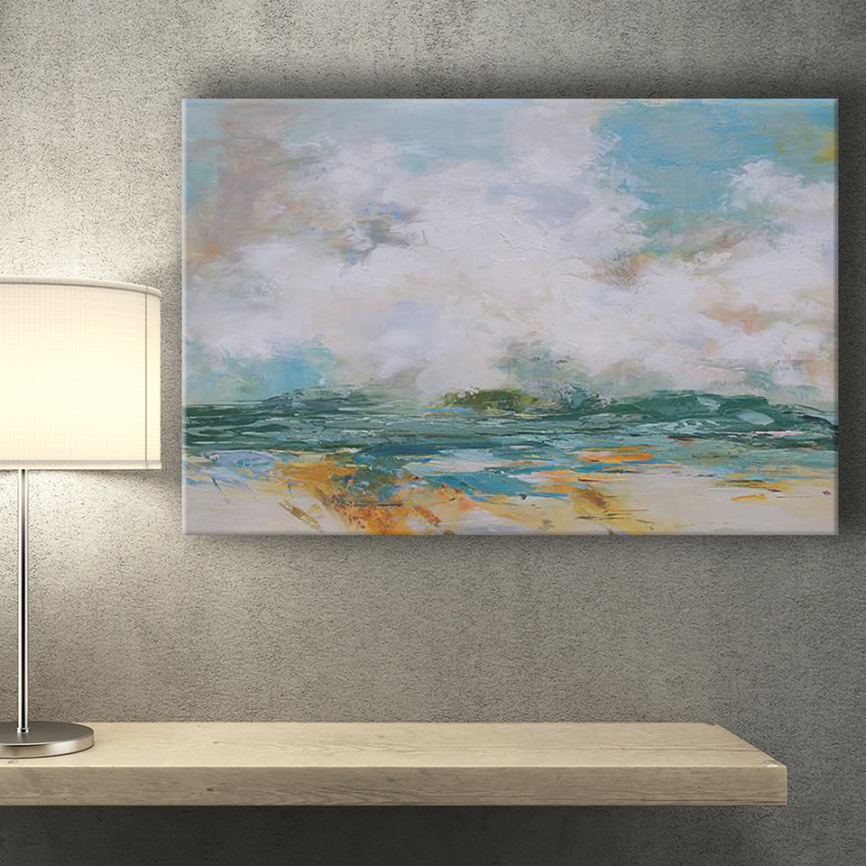 Impressionist Seascape Canvas Prints Wall Art - Painting Canvas, Art Prints, Wall Decor, Home Decor, Prints for Sale