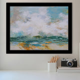 Impressionist Seascape Framed Art Prints Wall Decor - Painting Art, Black Frame, Home Decor, Prints for Sale