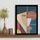 Impression Framed Canvas Prints Wall Art Home Decor - Painting Canvas,Black Frame, Ready to hang