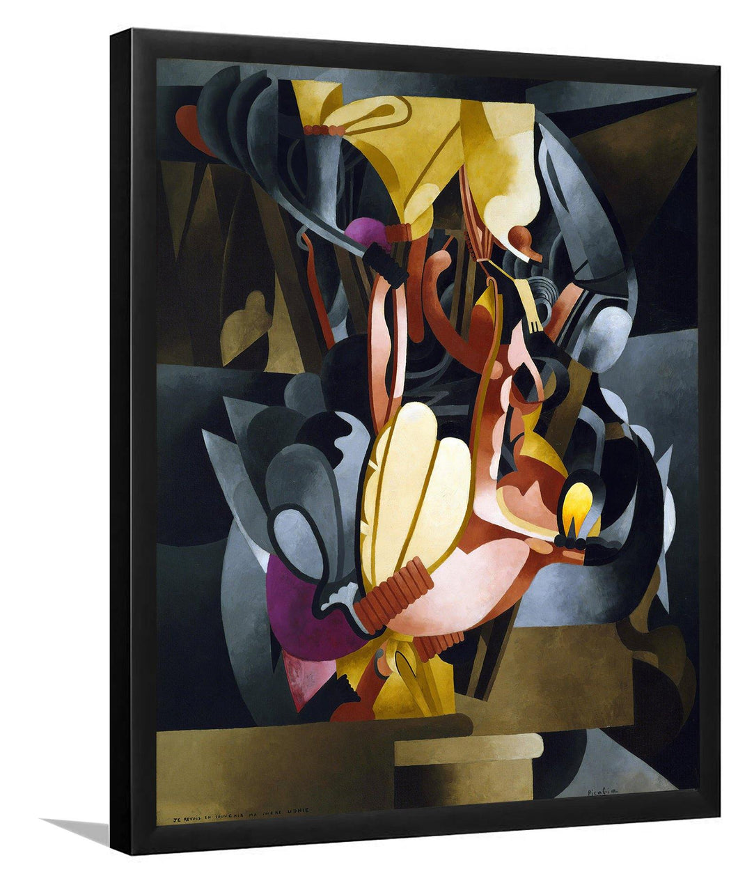I See Again in Memory My Dear Udnie by Francis Picabia - Art Print, Frame Art, Painting Art - Unixcanvas