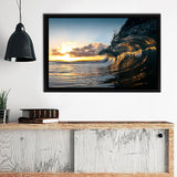 I Capture The Majestic Power Of Ocean Waves Framed Canvas Wall Art - Canvas Prints, Prints For Sale, Painting Canvas,Framed Prints