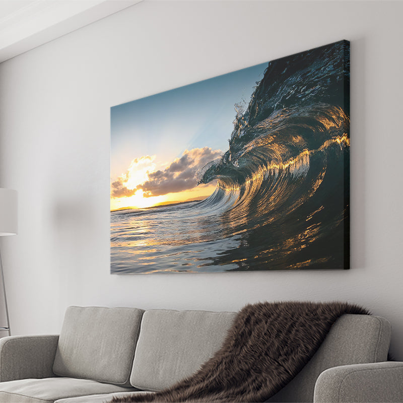 I Capture The Majestic Power Of Ocean Waves Canvas Wall Art - Canvas Prints, Prints For Sale, Painting Canvas,Canvas On Sale