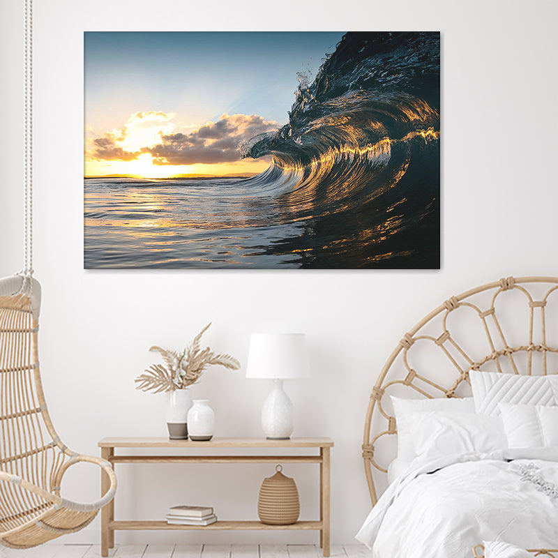 I Capture The Majestic Power Of Ocean Waves Canvas Wall Art - Canvas Prints, Prints For Sale, Painting Canvas,Canvas On Sale