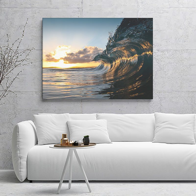 I Capture The Majestic Power Of Ocean Waves Canvas Wall Art - Canvas Prints, Prints For Sale, Painting Canvas,Canvas On Sale