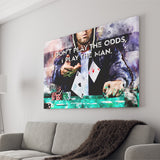 I Dont Play The Odds Canvas Prints Wall Art - Painting Canvas,Office Business Motivation Art, Wall Decor