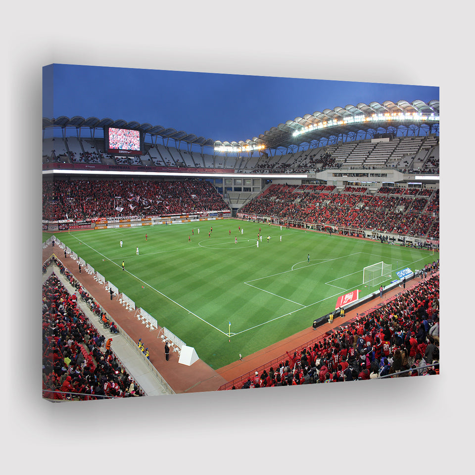 Ibaraki Kashima Stadium, Stadium Canvas, Sport Art, Gift for him, Fan Gift, Canvas Prints Wall Art Decor