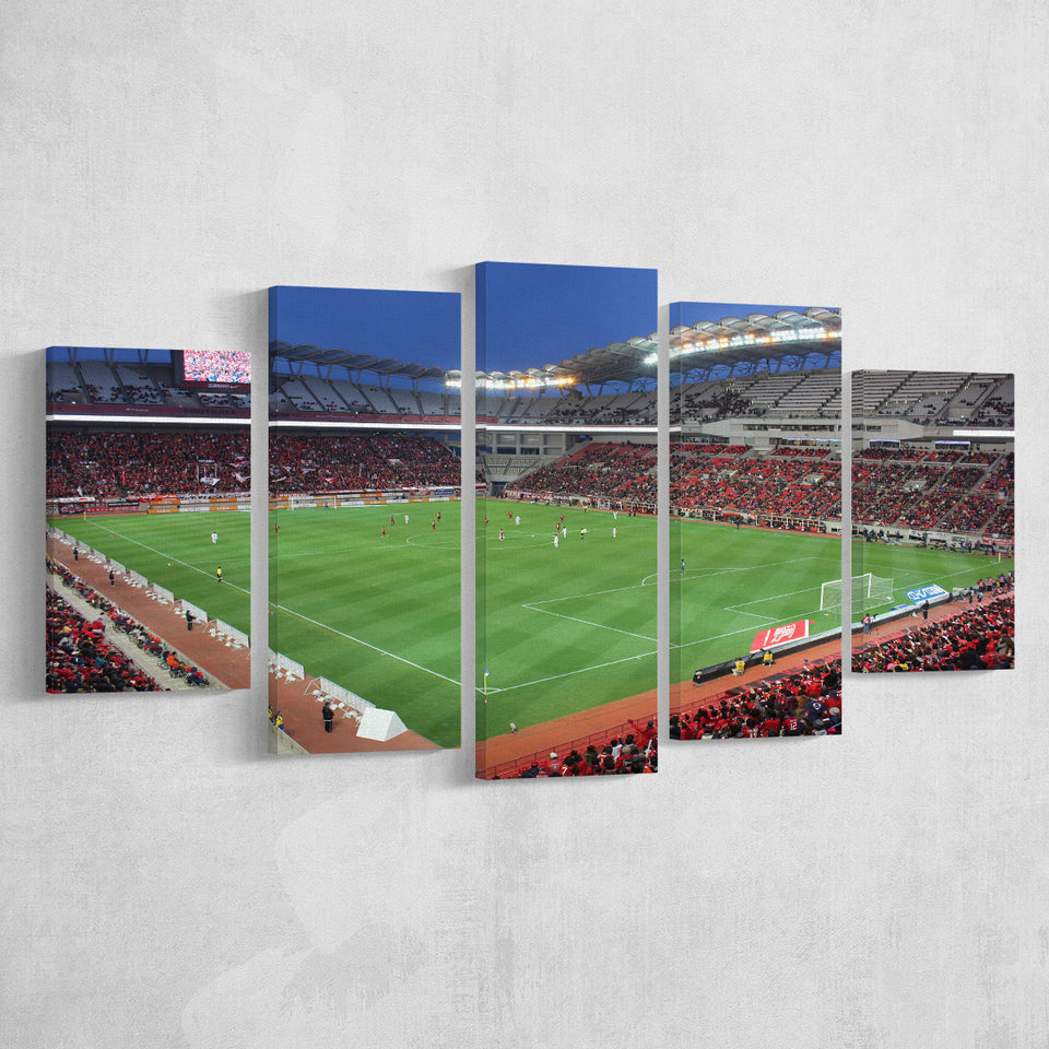 Ibaraki Kashima Stadium, Stadium Canvas, Sport Art, Large Canvas, Multi Panels, Canvas Prints Wall Art Decor