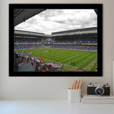 Ibrox Stadium, Stadium Canvas, Sport Art, Gift for him, Framed Art Prints Wall Art Decor, Framed Picture