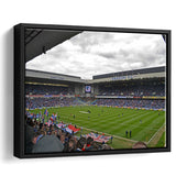 Ibrox Stadium, Stadium Canvas, Sport Art, Gift for him, Framed Canvas Prints Wall Art Decor, Framed Picture