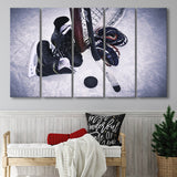 Ice Hockey, Hockey100 5 Panels B,Large Canvas,Canvas Prints Wall Art Home Decor