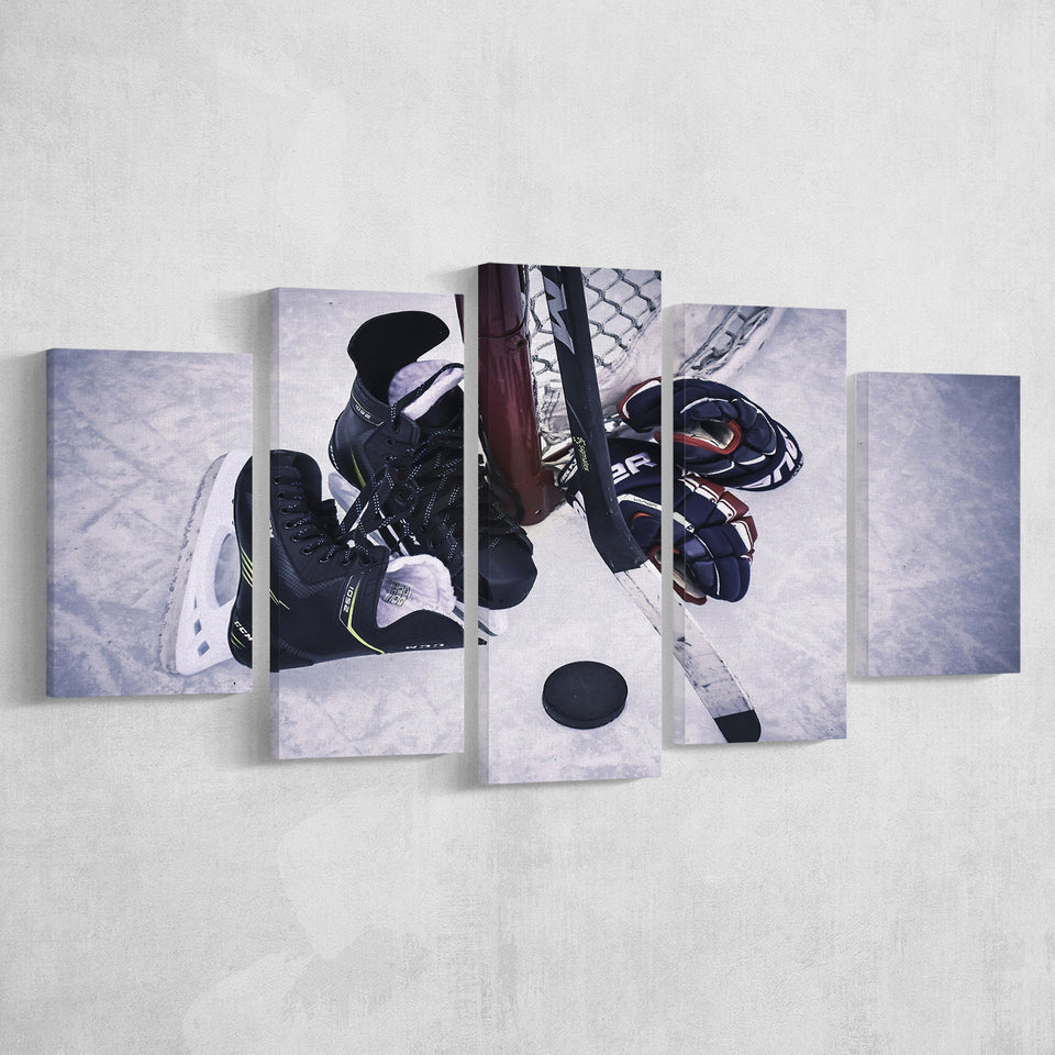 Ice Hockey, Hockey100 Multi Panels,Canvas Prints Wall Art Home Decor