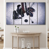 Ice Hockey, Hockey100 5 Panels B,Large Canvas,Canvas Prints Wall Art Home Decor