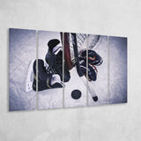 Ice Hockey, Hockey100 5 Panels B,Large Canvas,Canvas Prints Wall Art Home Decor