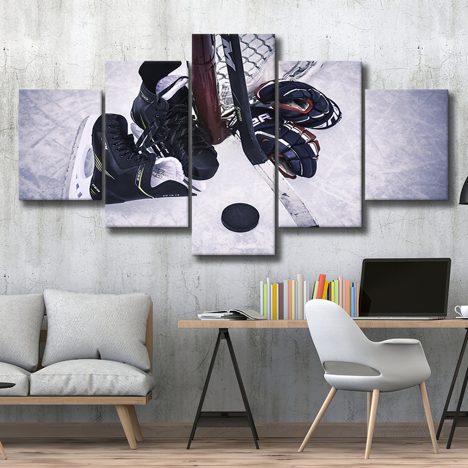Ice Hockey, Hockey100 Multi Panels,Canvas Prints Wall Art Home Decor