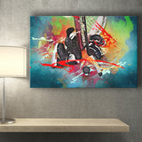 Ice Hockey, Hockey Canvas Prints Wall Art Home Decor - Painting Canvas, Ready to hang