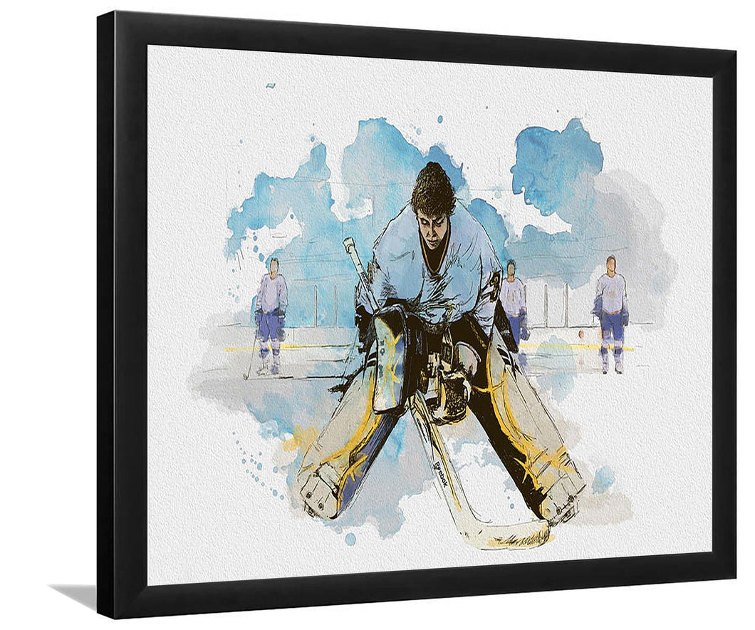 Ice Hockey-Sport Art, Art Print, Frame Art,Plexiglass Cover