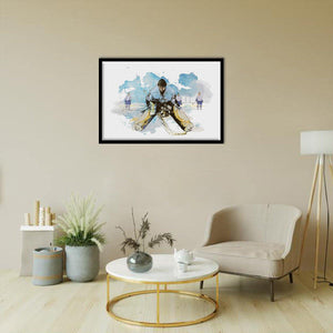 Ice Hockey-Sport Art, Art Print, Frame Art,Plexiglass Cover