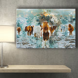 Icelandic Horses Canvas Prints Wall Art Decor - Painting Canvas, Art Print, Home Decor, Ready to Hang