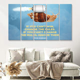 If You Can Not Win Change The Rules Motivation Art 5 Pieces B Canvas Prints Wall Art - Painting Canvas,Wall Decor, Multi Panel,5 Panels