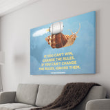 If You Can Not Win Change The Rules Motivation Art Canvas Prints Wall Art - Painting Canvas,Wall Decor, Painting Prints,For Sale