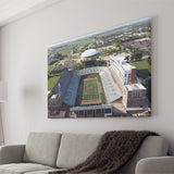 Illinois Fighting Illini Stadium Canvas Prints Memorial Stadium Wall Art,Sport Stadium Art Prints, Fan Gift, Wall Decor