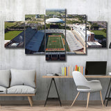 Illinois Fighting Illini Stadium Canvas Prints Memorial Stadium Wall Art,Multi Panels,Sport Stadium Art Prints, Fan Gift