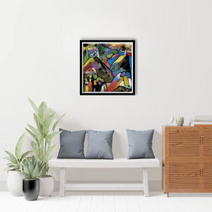 Improvisation 9 by Wassily Kandinsky-Arr Print, Canvas Art, Frame Art, Plexiglass cover