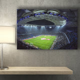 Imtech Arena Stadium Canvas Prints Hamburg Wall Art Football Stadium,Sport Stadium Art Prints, Fan Gift, Wall Decor