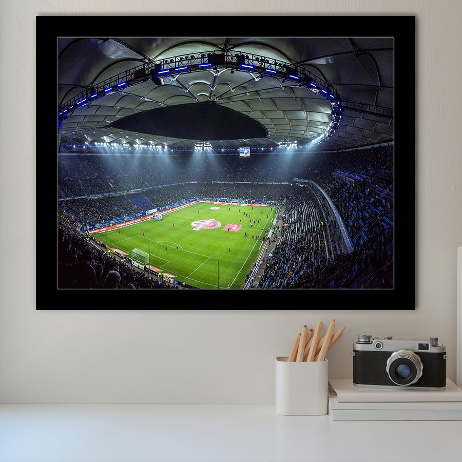 Imtech Arena Stadium Art Prints Hamburg Wall Art Football Stadium,Sport Stadium Art Prints, Fan Gift, Wall Decor