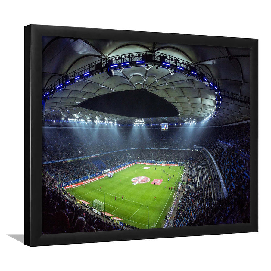 Imtech Arena Stadium Art Prints Hamburg Wall Art Football Stadium,Sport Stadium Art Prints, Fan Gift, Wall Decor