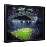 Imtech Arena Stadium Art Prints Hamburg Wall Art Football Stadium,Sport Stadium Art Prints, Fan Gift, Wall Decor