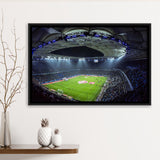 Imtech Arena Stadium Framed Canvas Prints Hamburg Wall Art Football Stadium,Sport Stadium Art Prints, Fan Gift