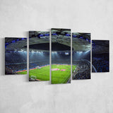Imtech Arena Stadium Canvas Prints Hamburg Wall Art Football Stadium,Multi Panels,Sport Stadium Art Prints, Fan Gift