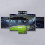 Imtech Arena Stadium Canvas Prints Hamburg Wall Art Football Stadium,Multi Panels,Sport Stadium Art Prints, Fan Gift