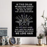 In This Salon Framed Art Prints Wall Decor - Painting Prints, Framed Picture