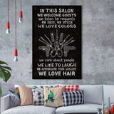 In This Salon Framed Art Prints Wall Decor - Painting Prints, Framed Picture