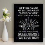 In This Salon Framed Art Prints Wall Decor - Painting Prints, Framed Picture