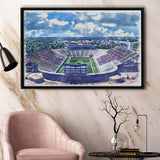 Independence Stadium Independence Bowl Watercolor, Sport Art Prints Fan Gift, Framed Canvas Prints Wall Art Decor