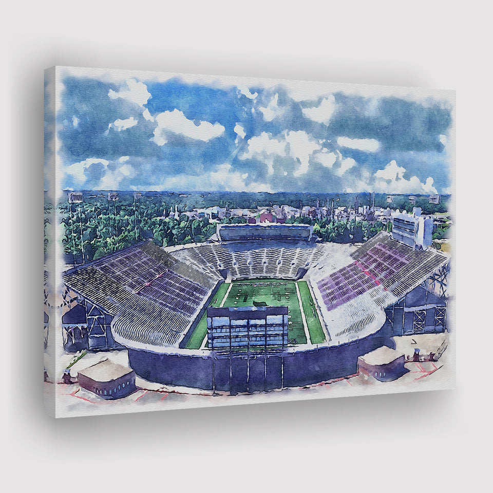Independence Stadium Independence Bowl Watercolor, Sport Art Prints Fan Gift, Canvas Prints Wall Art Decor