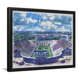 Independence Stadium Independence Bowl Watercolor, Sport Prints Fan Gift, Framed Art Prints Wall Art Decor