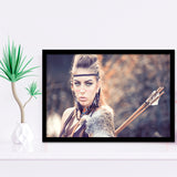 Indian Native American Strong Women Framed Art Prints Wall Decor - Painting Prints,Wall Art, Framed Picture,For Sale