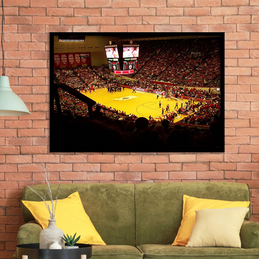 Indiana Hoosiers Stadium Art Prints Simon Skjodt Assembly Hall Wall,Sport Stadium Art Prints, Fan Gift, Wall Decor