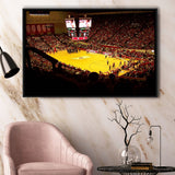 Indiana Hoosiers Stadium Framed Canvas Prints Simon Skjodt Assembly Hall Wall,Sport Stadium Art Prints, Fan Gift