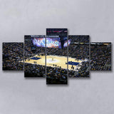 Indiana Pacers Stadium Wall Art Bankers Life Fieldhouse Stadium Canvas Prints,Multi Panels,Sport Stadium Art Prints, Fan Gift