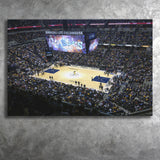 Indiana Pacers Stadium Wall Art Bankers Life Fieldhouse Stadium Canvas Prints,Sport Stadium Art Prints, Fan Gift, Wall Decor