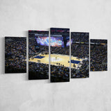 Indiana Pacers Stadium Wall Art Bankers Life Fieldhouse Stadium Canvas Prints,Multi Panels,Sport Stadium Art Prints, Fan Gift