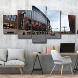 Indiana Pacers Wall Art Stadium Bankers Life Fieldhouse Stadium Canvas Prints,Multi Panels,Sport Stadium Art Prints, Fan Gift