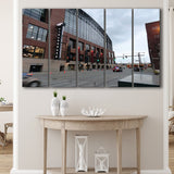 Indiana Pacers Wall Art Stadium Bankers Life Fieldhouse Stadium Canvas Prints,Multi Panels B,Sport Stadium Art Prints, Fan Gift